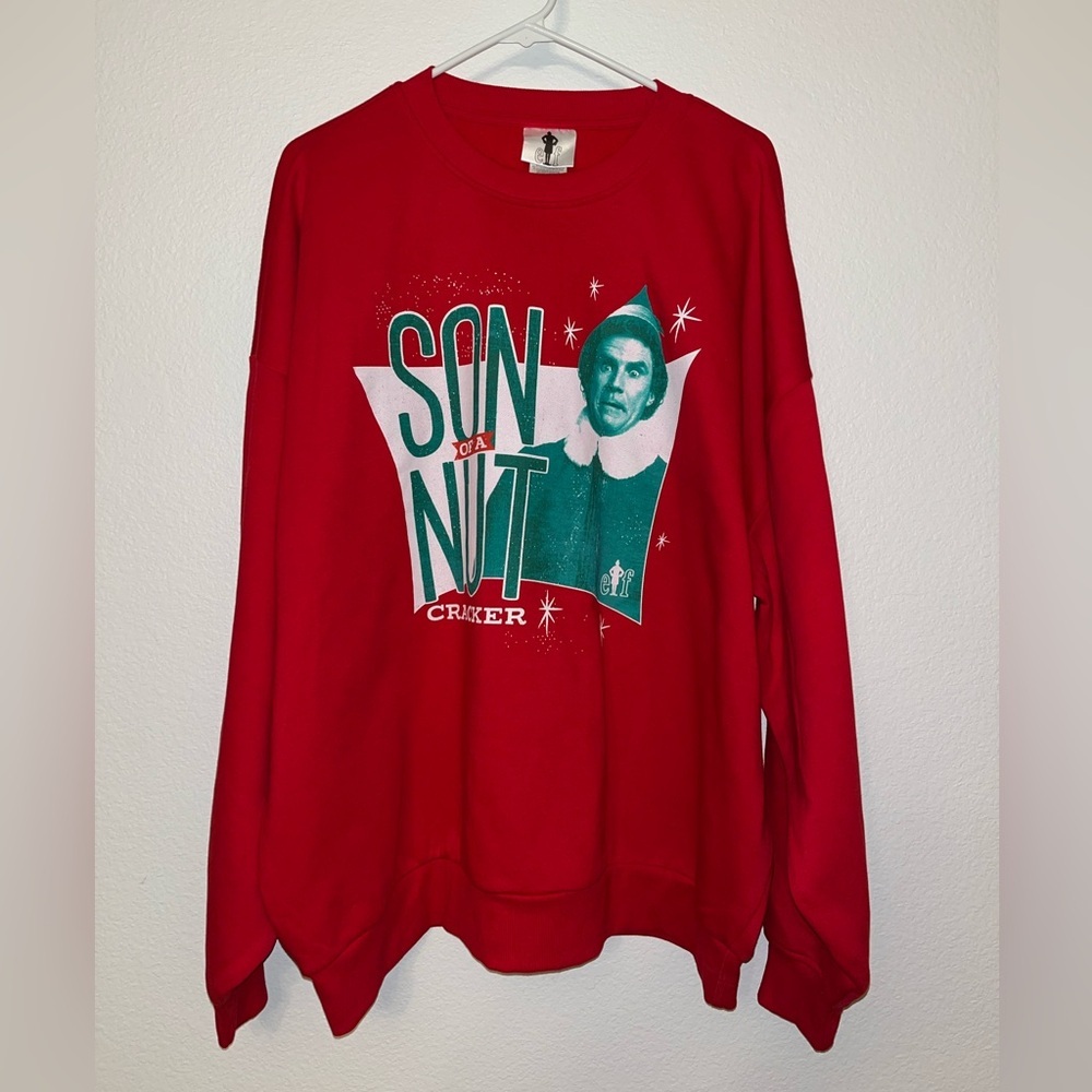 Son of Nut Cracker Crewneck Sweatshirt with Green and White Graphic XL